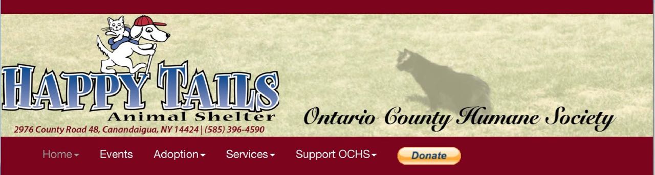 The Ontario County Humane Society website.